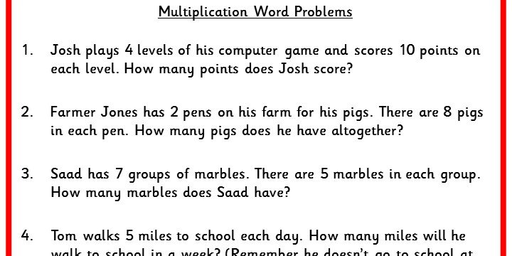 how to solve a multiplication problem